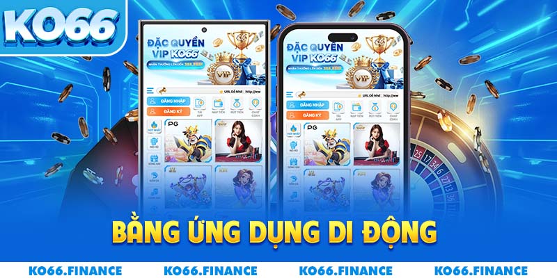 Bằng ứng dụng di động