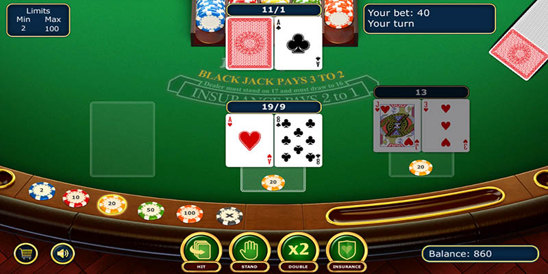 Game bài Blackjack KO66 thưởng siêu lớn